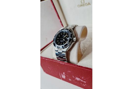 OMEGA SEAMASTER 200m Professional Mens Black Watch Date Feature Steel NO VAT* - Image 3 of 12