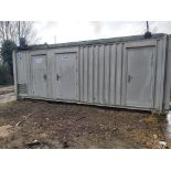 Self contained powered Kitchen Cabin with Toilet, Sink, Generator Water Storage 24x10