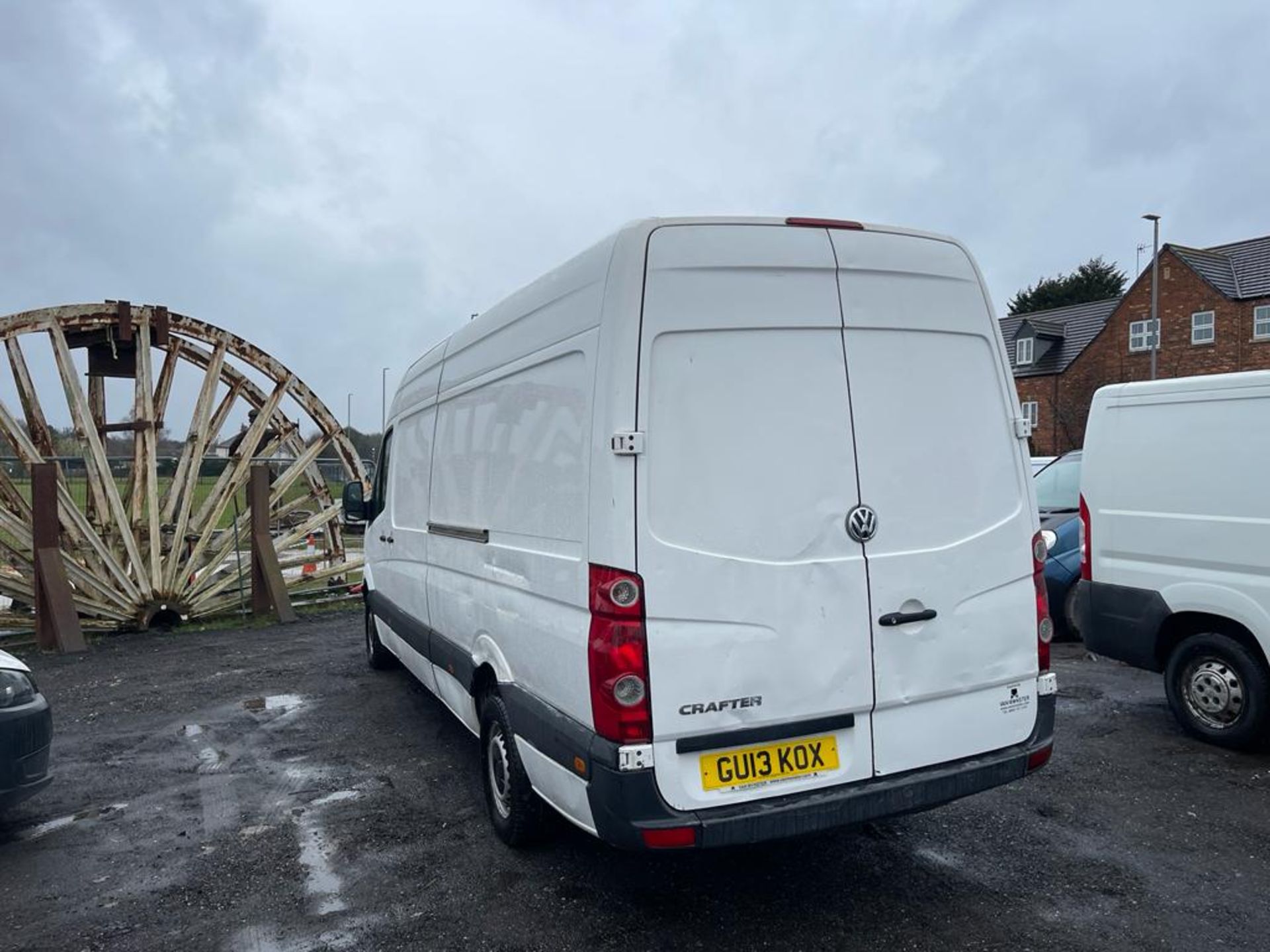 2013 VOLKSWAGEN CRAFTER CR35 TDI 136 LWB WHITE VAN *NO VAT* - Image 3 of 11