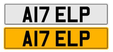 A17 ELP Private Plate Could read ( A1 Help ) On Retention *NO VAT*