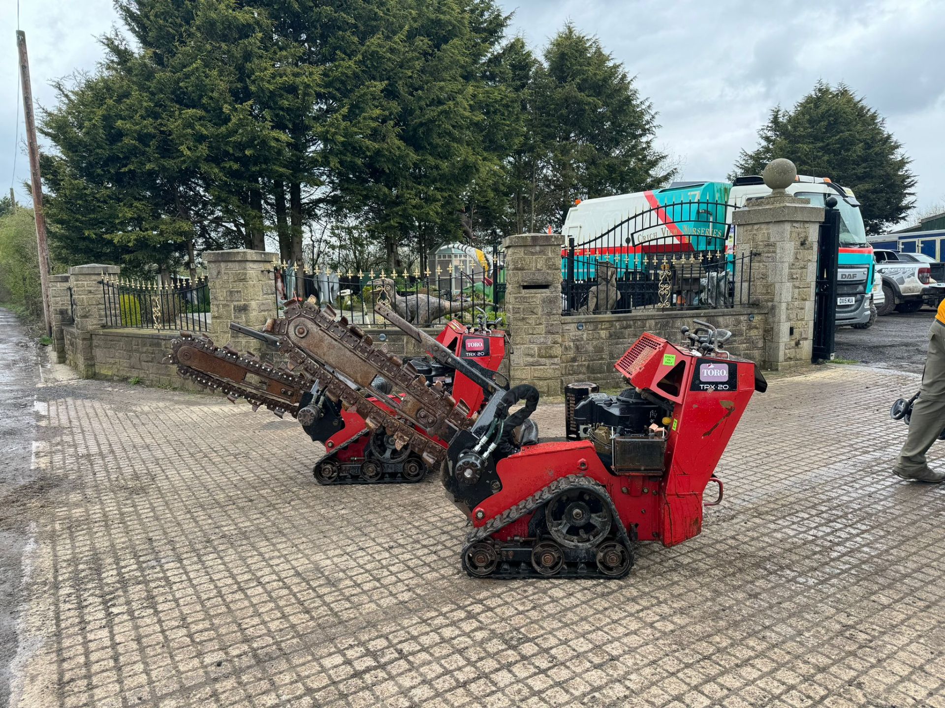 2013 TORO TRX20 TRACKED PEDESTRIAN TRENCHER *PLUS VAT* - Image 10 of 14