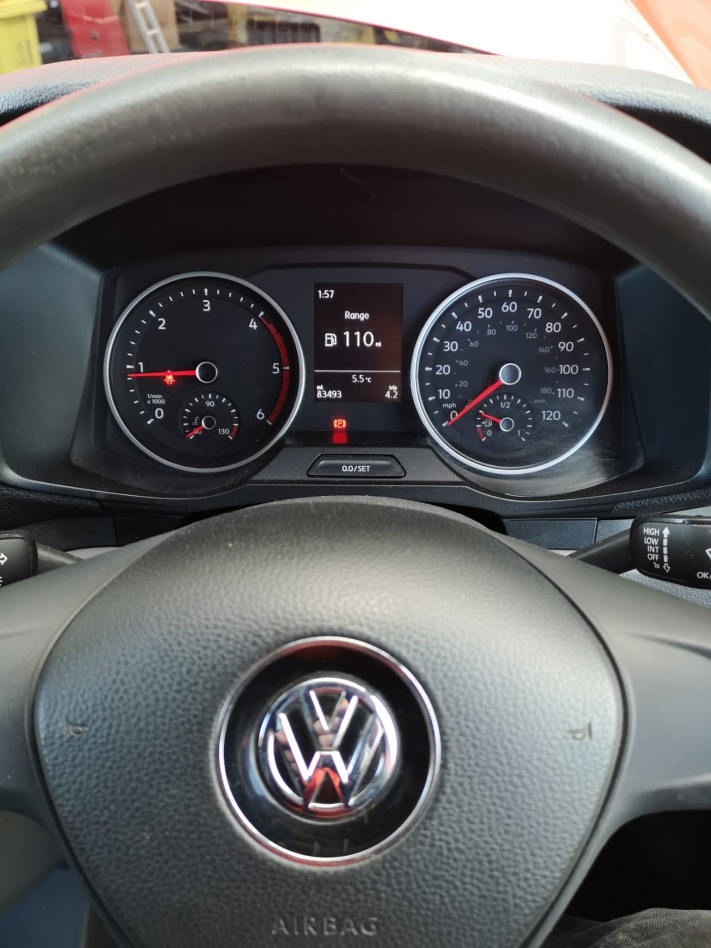 2019/19 REG VOLKSWAGEN CRAFTER CR35 STARTLINE TDI 2.0 DIESEL RED PANEL VAN, SHOWING 1 FORMER KEEPER - Bild 13 aus 13