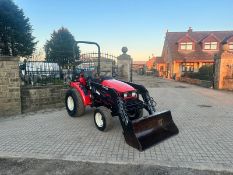 MITSUBISHI MT200HD 20HP 4WD COMPACT TRACTOR WITH FRONT LOADER AND BUCKET *PLUS VAT*