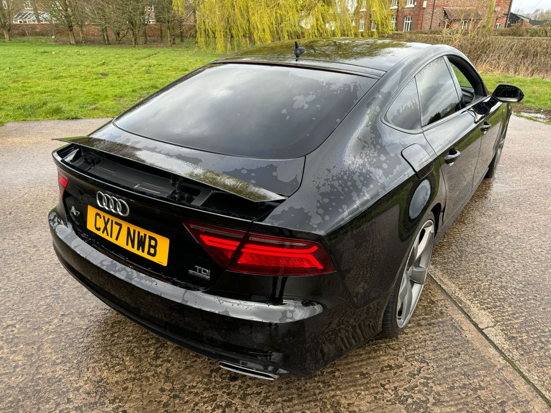 2017 AUDI A7 S LINE BLACK EDITION TDI QUATTRO SEMI-AUTOMATIC BLACK COUPE *NO VAT* - Image 7 of 24