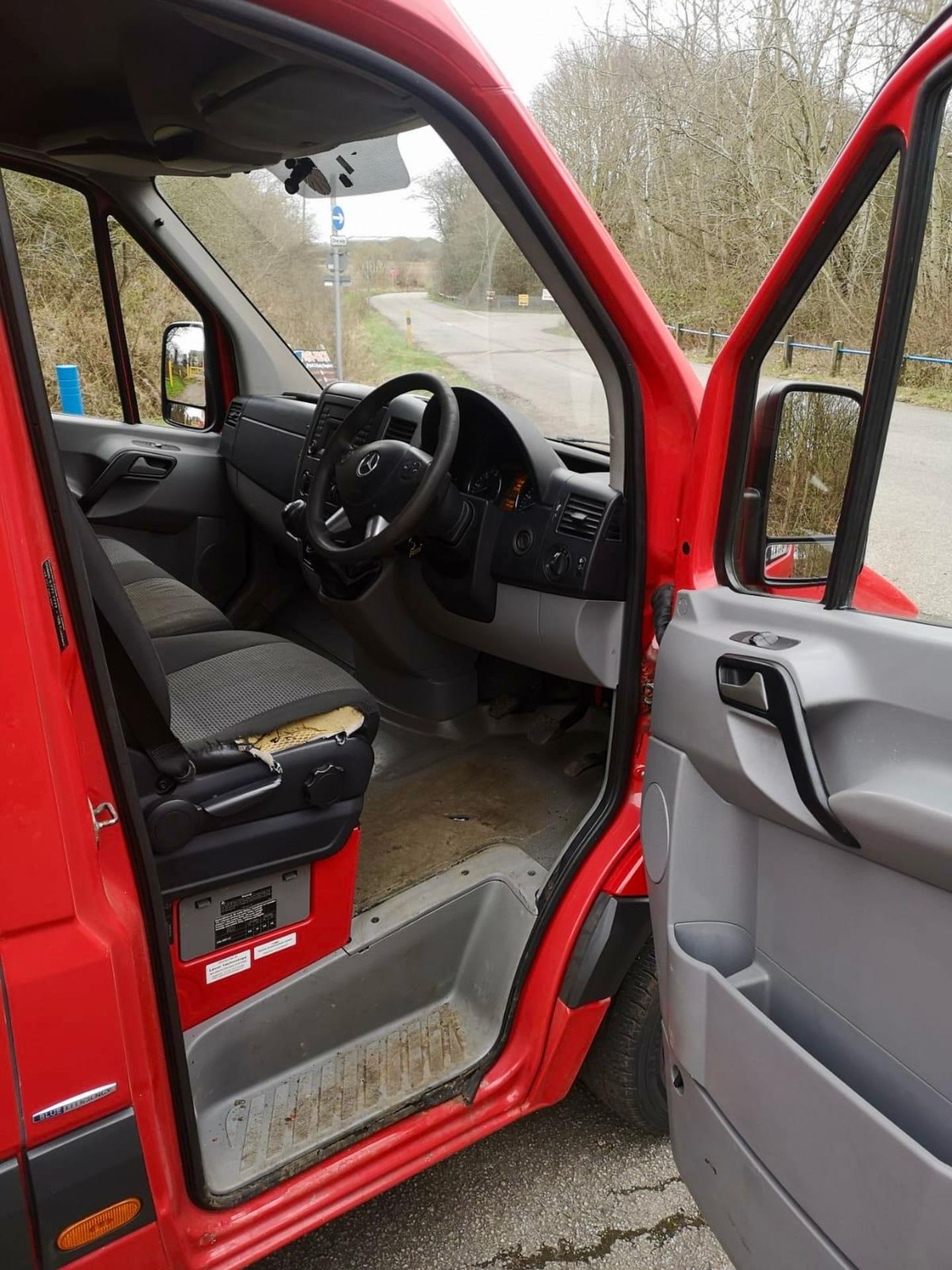 2013 MERCEDES-BENZ SPRINTER 313 CDI RED PANEL VAN *NO VAT* - Image 9 of 12