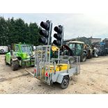 SINGLE AXLE TRAILER WITH SPW TRAFFIC LIGHTS *PLUS VAT*