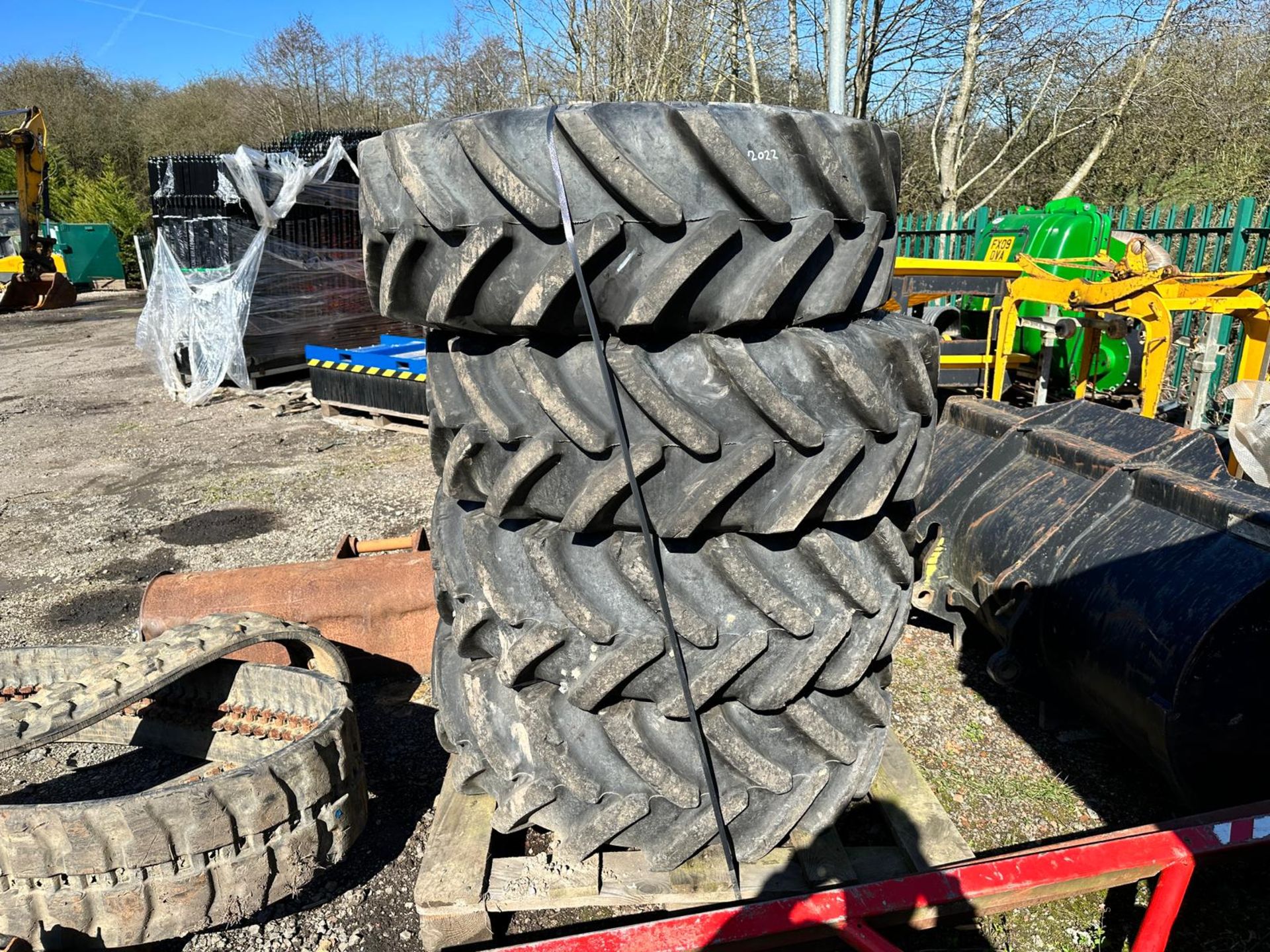 Set Of 4 JCB Tyres *PLUS VAT* - Image 2 of 7