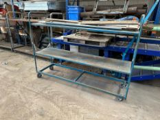 3 x Warehouse Trolleys/ Shelving - NO RESERVE *NO VAT*