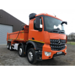 2015 MERCEDES BENZ AROCS 8x4 TIPPER, THOMSON BODY, EASY SHEET, ON BOARD WEIGHT SYSTEM *PLUS VAT*