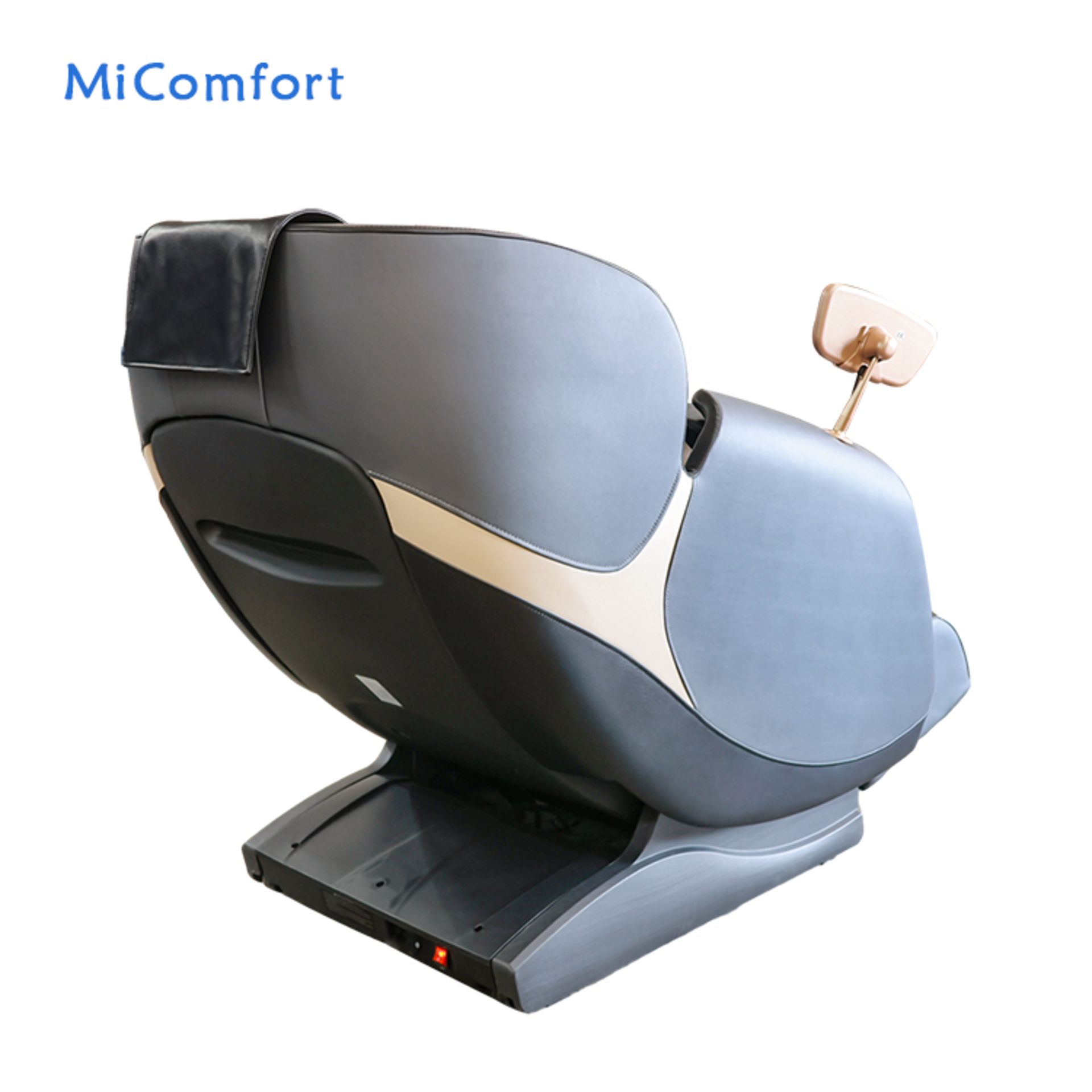 Brand New in Box Orchid Blue/Black MiComfort Full Body Massage Chair RRP £2199 *NO VAT* - Image 6 of 14