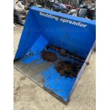 BEDDING SPREADER, SUITABLE FOR JCB BRACKET, USED FOR BEDDING ANIMALS DOWN *PLUS VAT*