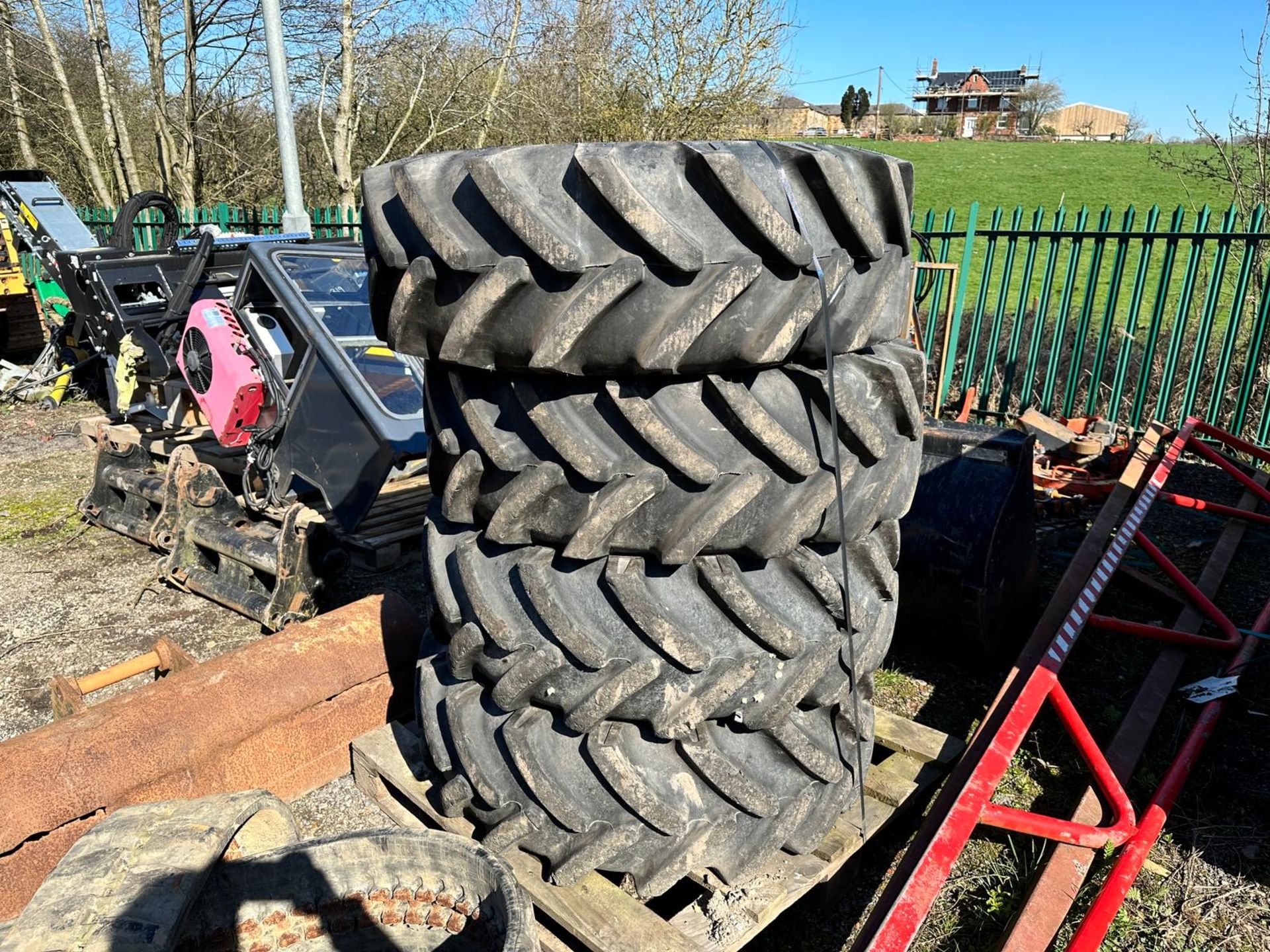 Set Of 4 JCB Tyres *PLUS VAT*