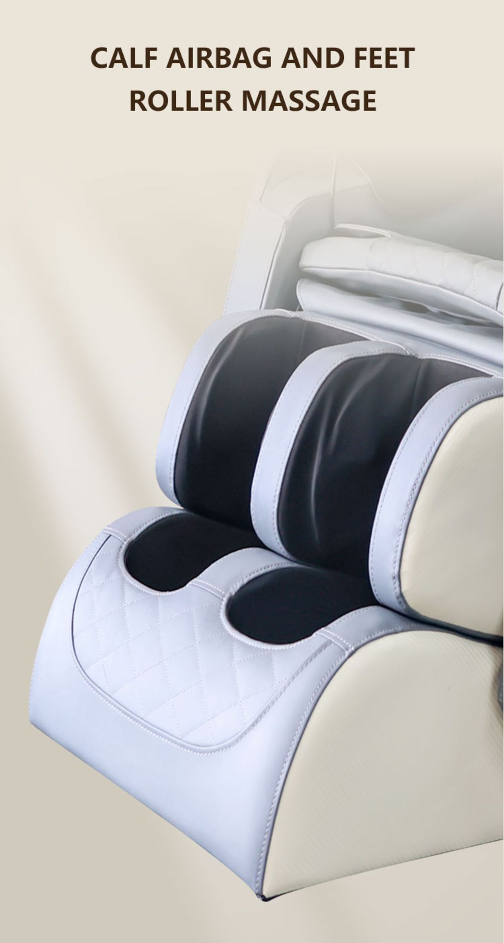 Brand New BOX Orchid White/Grey MiComfort Full Body Massage Chair RRP £2199 AS SEEN ON TV! *NO VAT* - Bild 8 aus 10