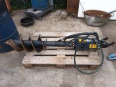 JCB Auger (as new condition) *NO VAT*