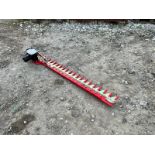 NEW/UNUSED HARDLIFE (KUBOTA ORANGE) 1.8 METRE FINGER BAR MOWER *PLUS VAT*