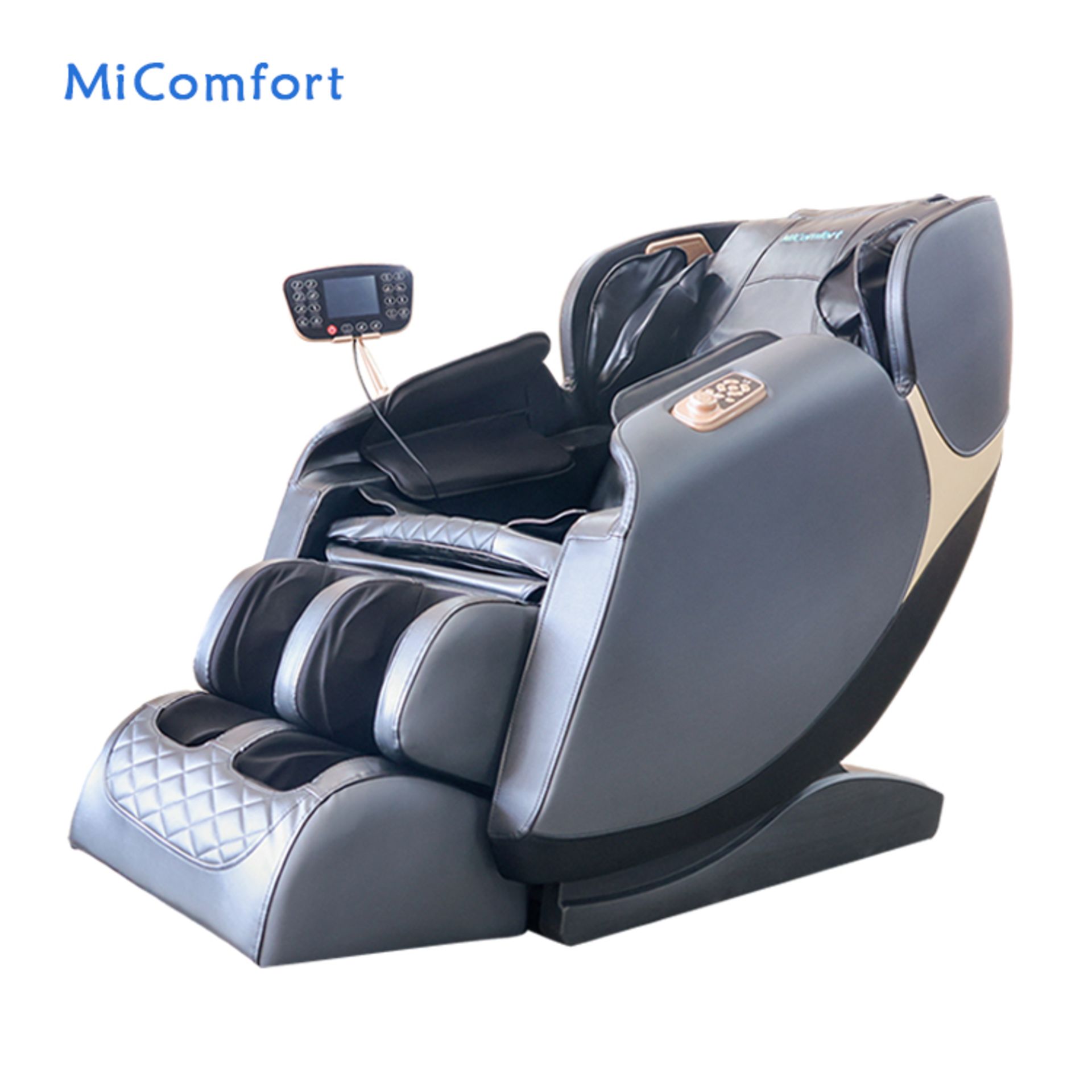 Brand New in Box Orchid Blue/Black MiComfort Full Body Massage Chair RRP £2199 *NO VAT* - Bild 5 aus 14