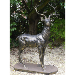 LEFT FACING BRONZE EFFECT STAG *PLUS VAT*