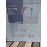 SYENITE PENDANT LIGHT *PLUS VAT*