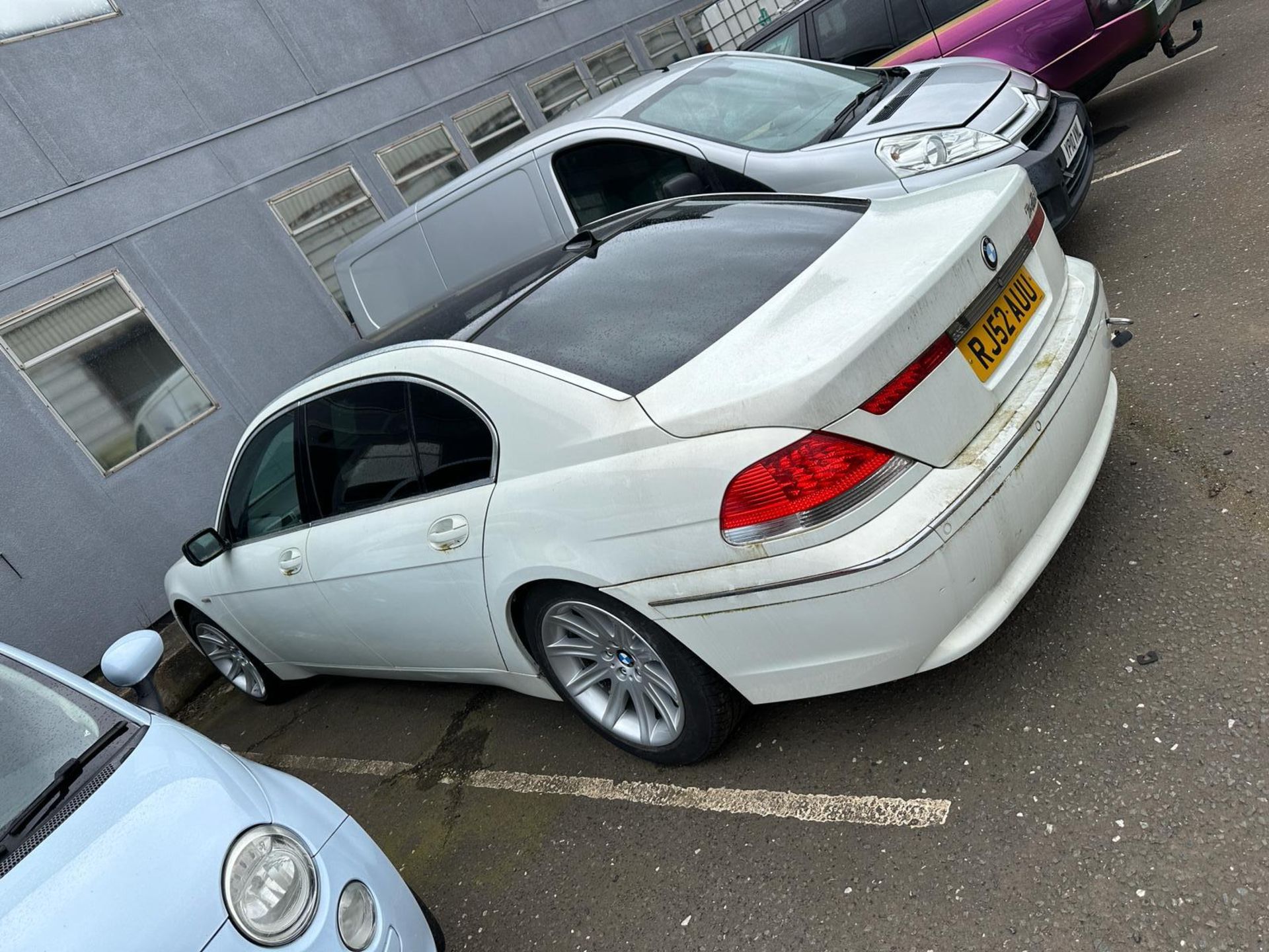 2002 BMW 745 LI AUTO WHITE SALOON - NON RUNNER *NO VAT* - Image 2 of 4