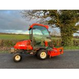 KUBOTA F2880 OUT FRONT RIDE ON LAWN MOWER WITH CAB