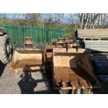 (21 TON PLUS) EXCAVATOR DIGGER BUCKET 80mm Pins *PLUS VAT*