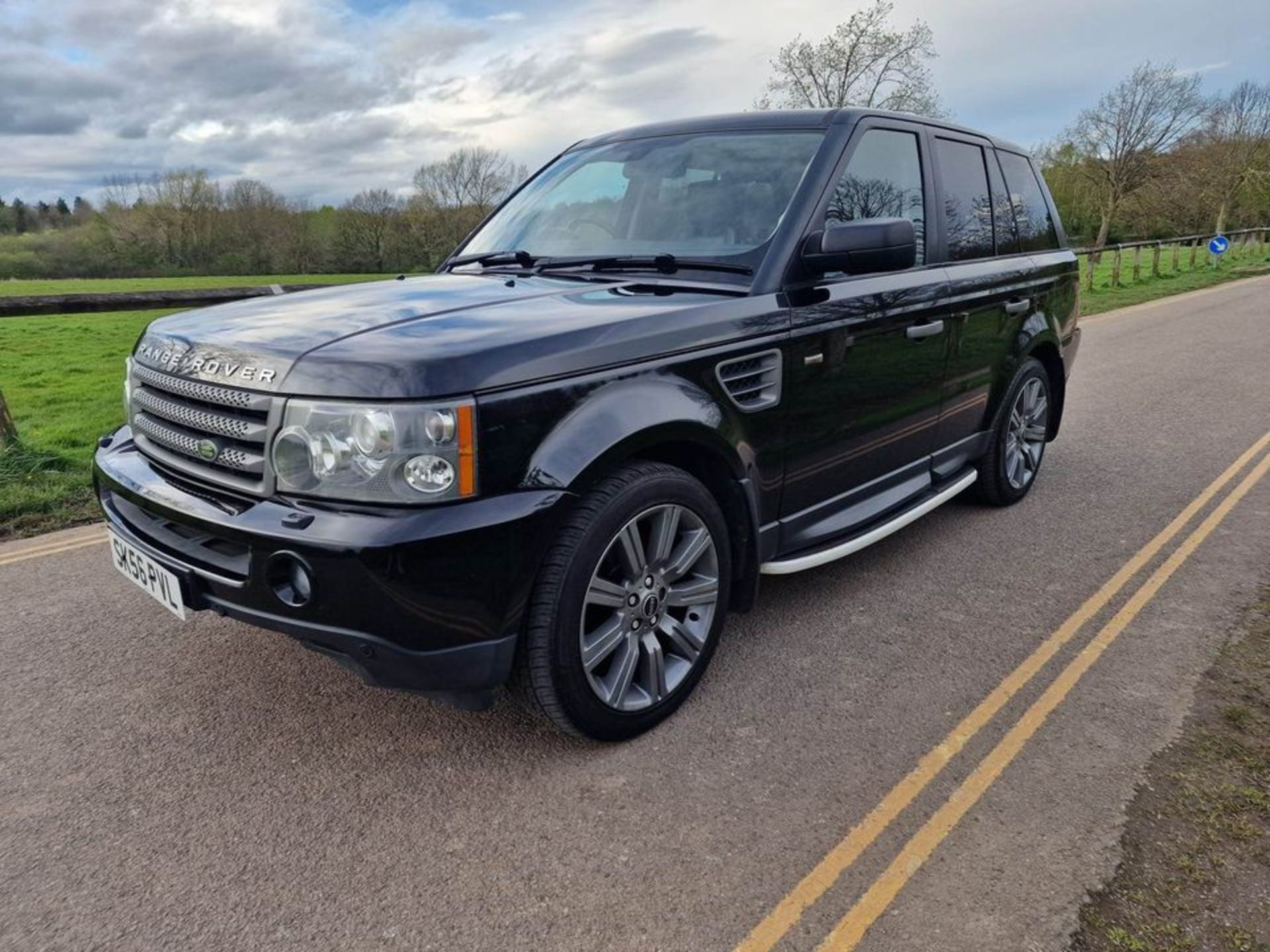 2006 LAND ROVER RANGEROVER SPT TDV6 HSE A BLACK SUV ESTATE *NO VAT* - Image 3 of 9