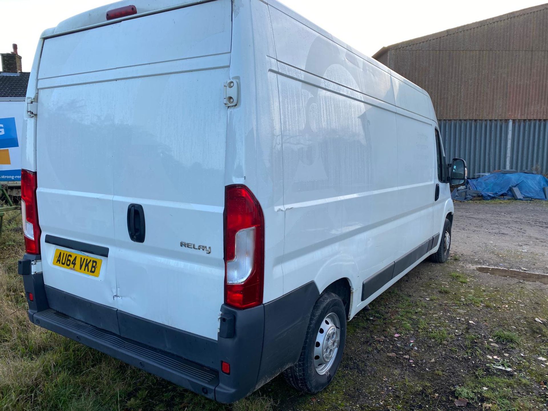 2014 CITROEN RELAY 35 L3H2 ENTERPRISE HDI WHITE PANEL VAN *NO VAT* - Image 10 of 12