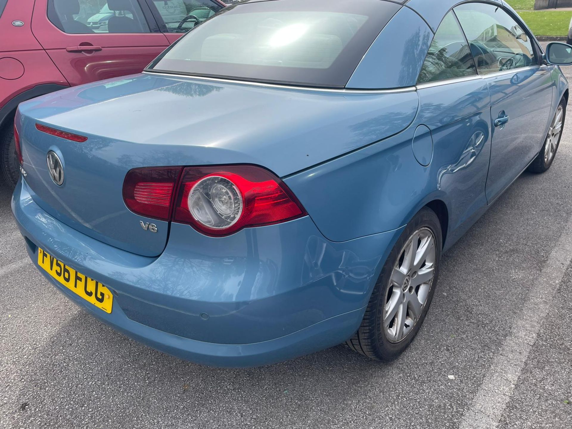 2006/56 REG VOLKSWAGEN EOS SPORT T FSI 250 3.2 PETROL AUTOMATIC CONVERTIBLE *NO VAT* - Image 7 of 15