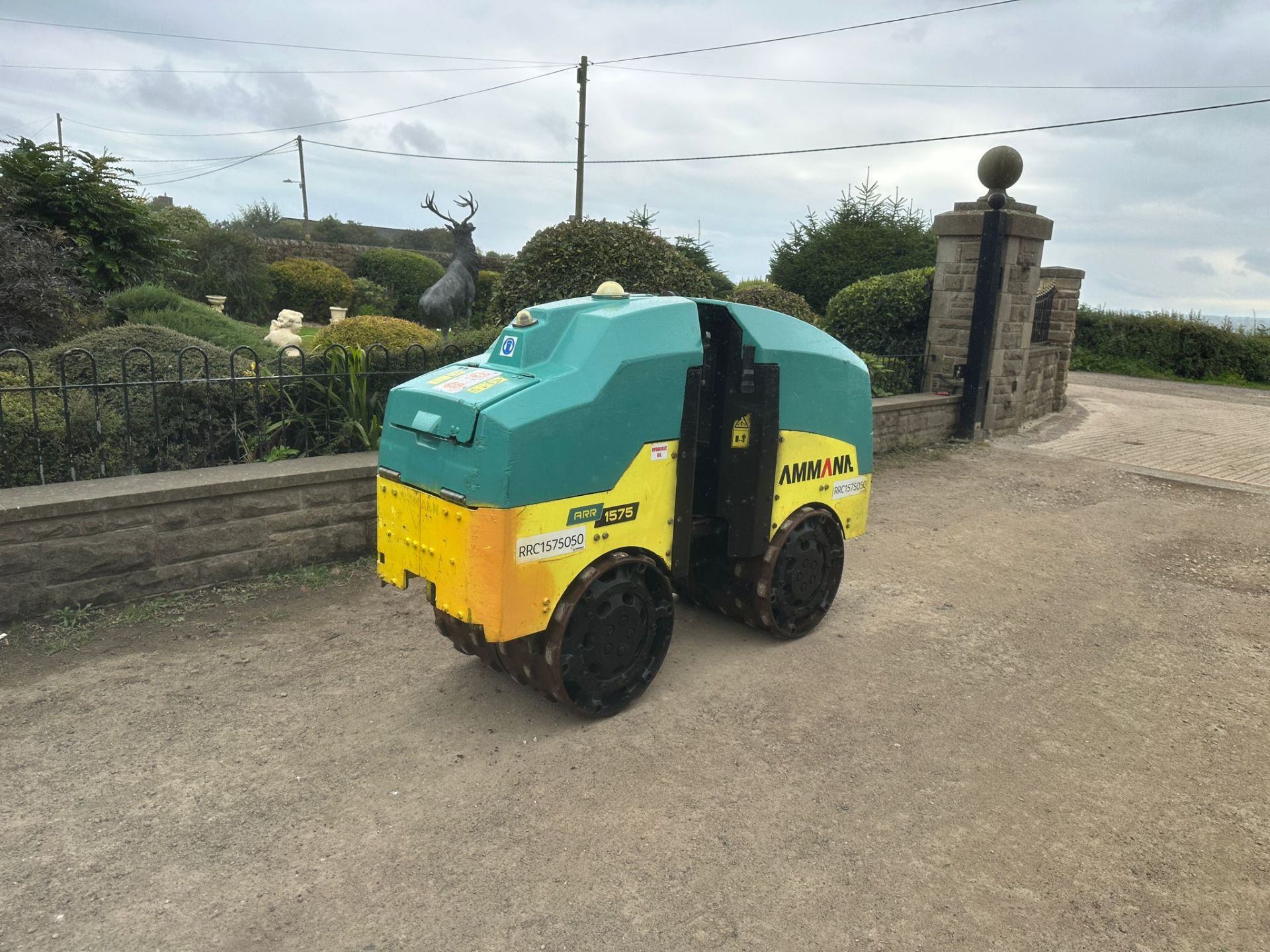 2018 AMMANN ARR1575 REMOTE CONTROLLED TRENCH ROLLER *PLUS VAT* - Image 4 of 12
