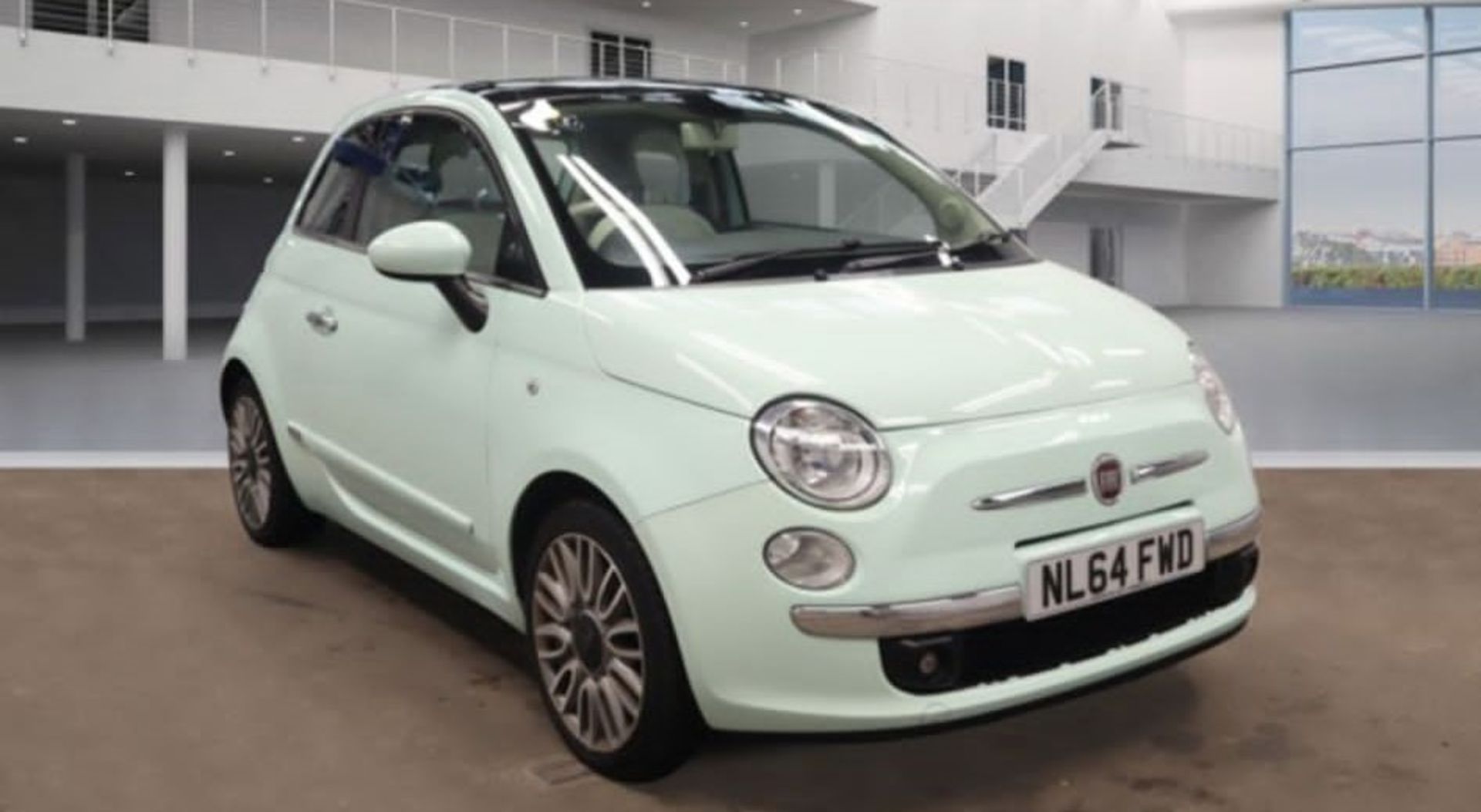 2014 FIAT 500 LOUNGE GREEN HATCHBACK *NO VAT*