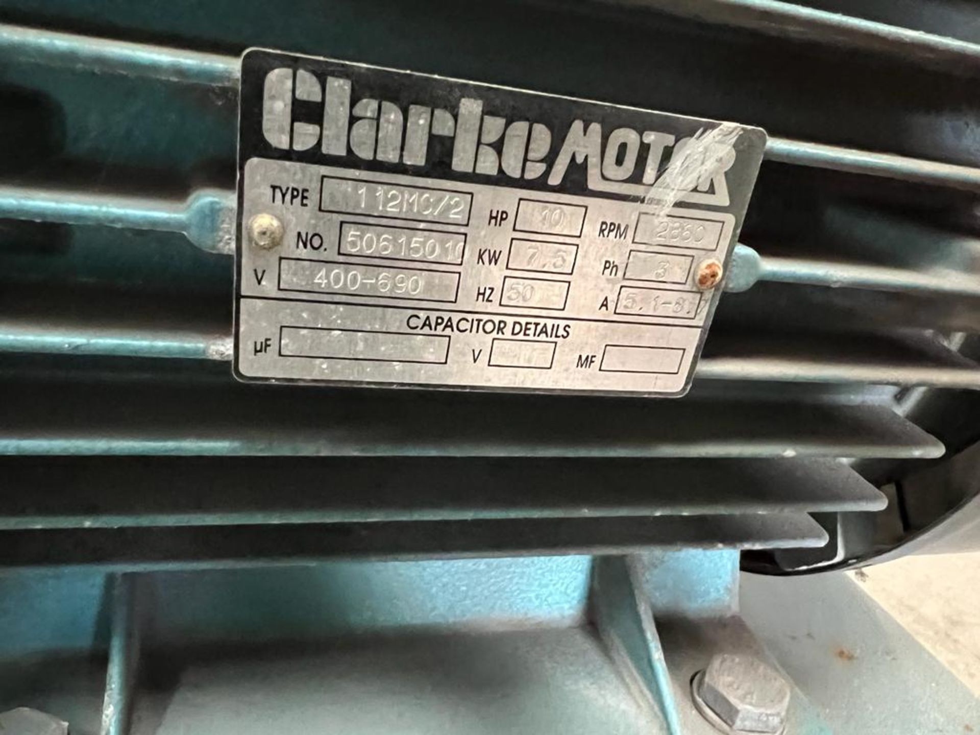 2005 Clarke Air SE45C270 Compressor *NO VAT* - Image 2 of 5