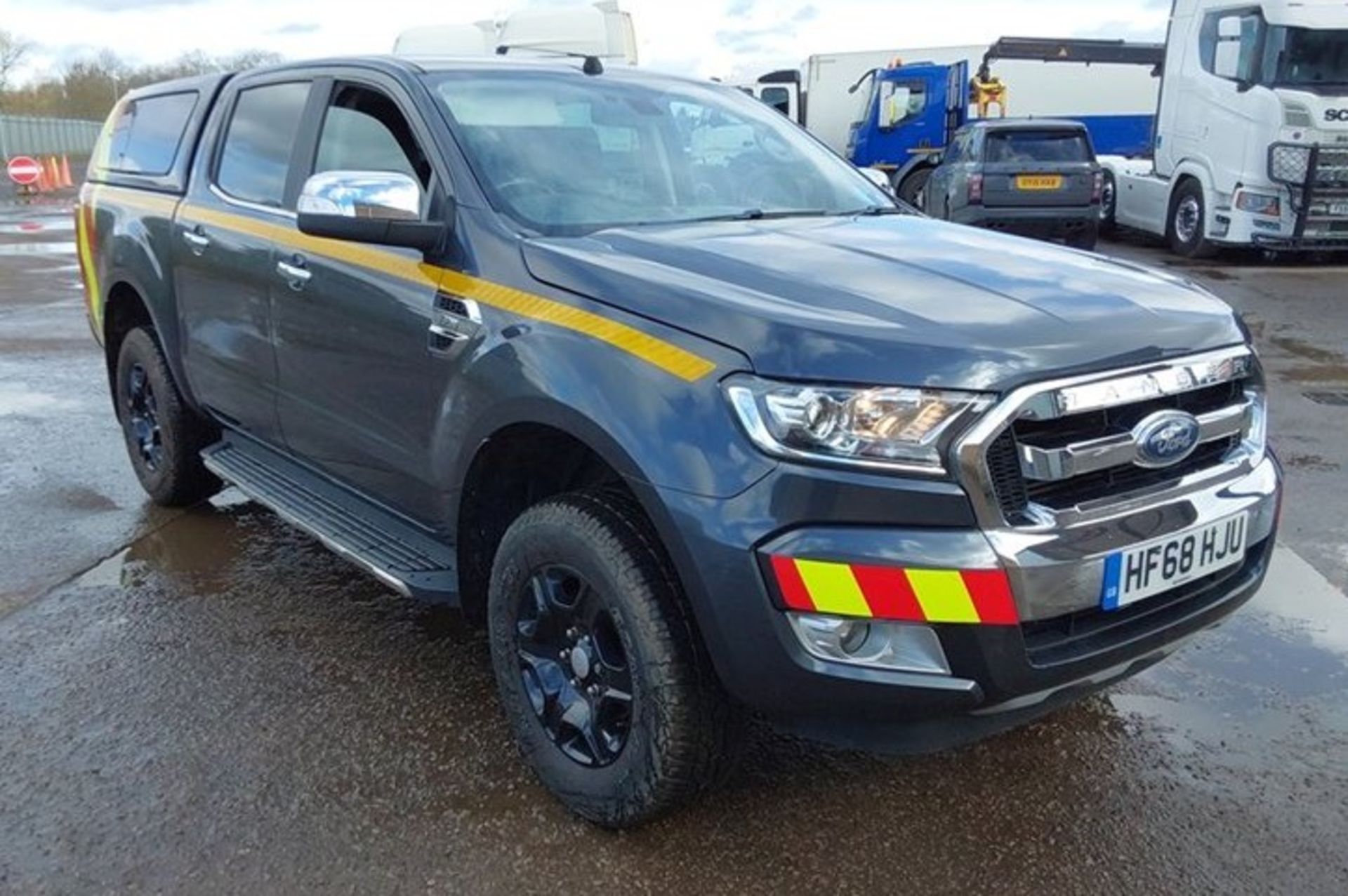 2018/68 REG FORD RANGER LIMITED 4X4 DCB TDCI 2.2 DIESEL MANUAL PICK UP, SHOWING 2 FORMER KEEPERS