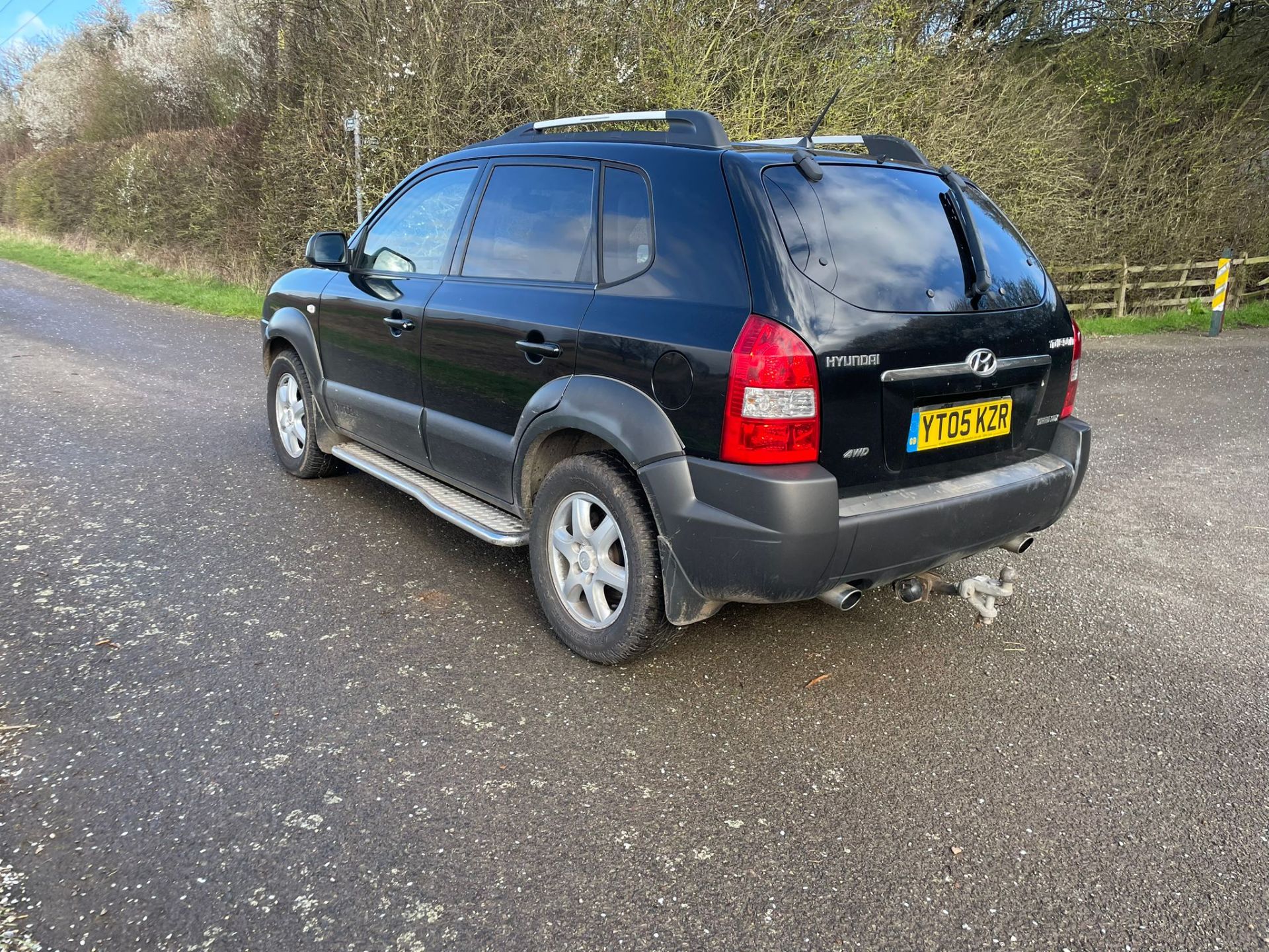 2005/05 REG HYUNDAI TUCSON CRTD CDX 2.0 DIESEL MANUAL BLACK *NO VAT* - Image 5 of 16