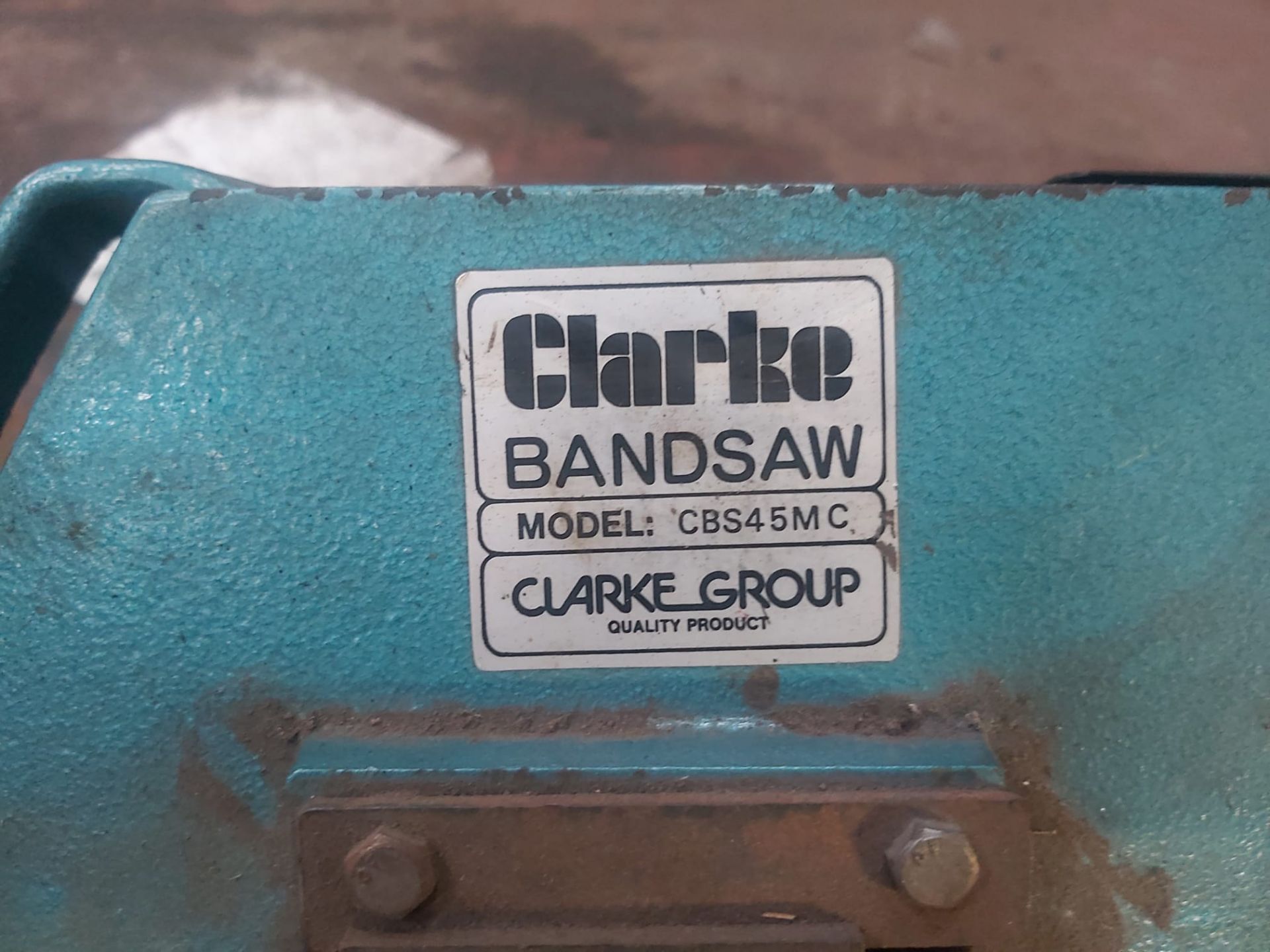 Clarke Band Saw *NO VAT* - Image 4 of 4
