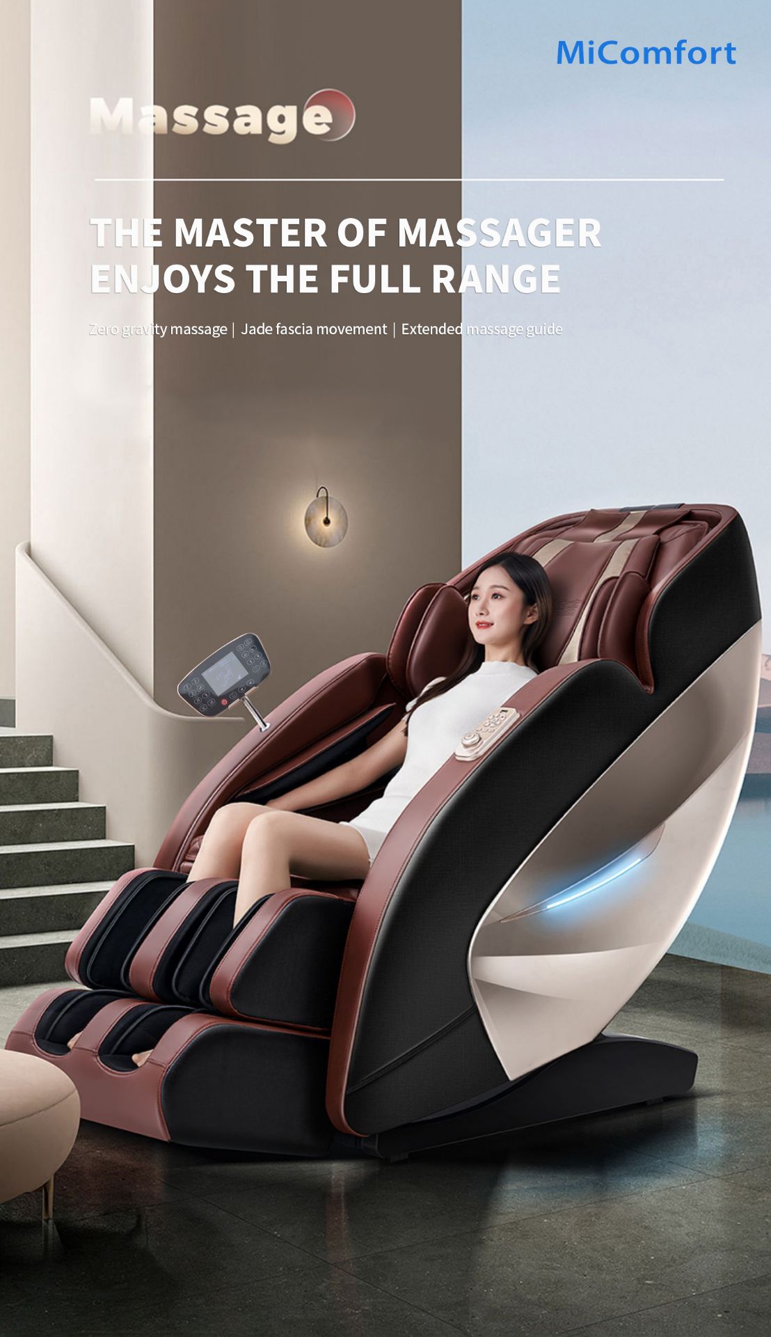 Brand New in Box Carnation Full Body SL Track 4D Luxury Shiatsu Zero Gravity Massage Chair *NO VAT* - Image 2 of 11