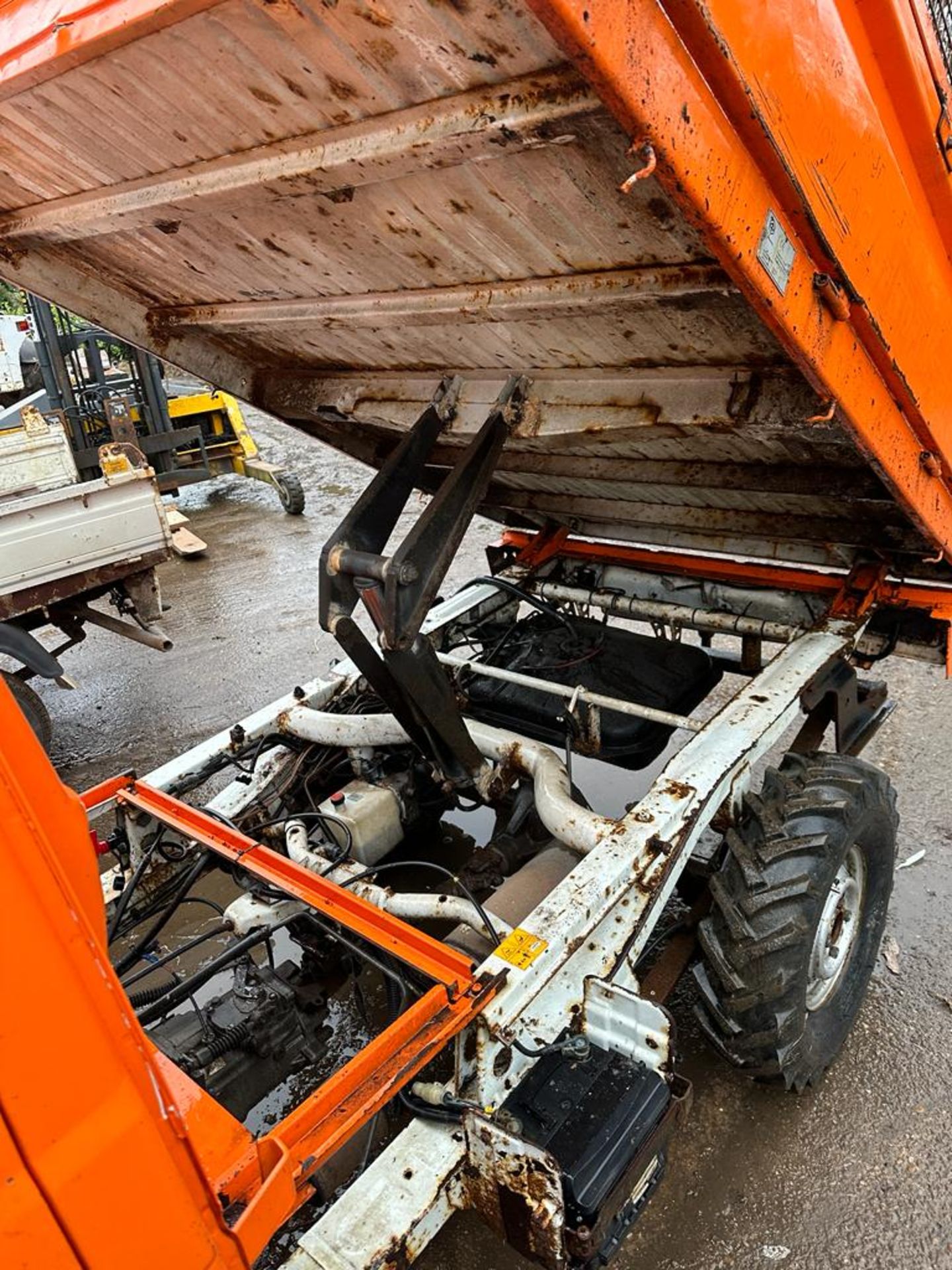 2008 PIAGGIO PORTER ORANGE PICK UP TIPPER *NO VAT* - Image 4 of 13