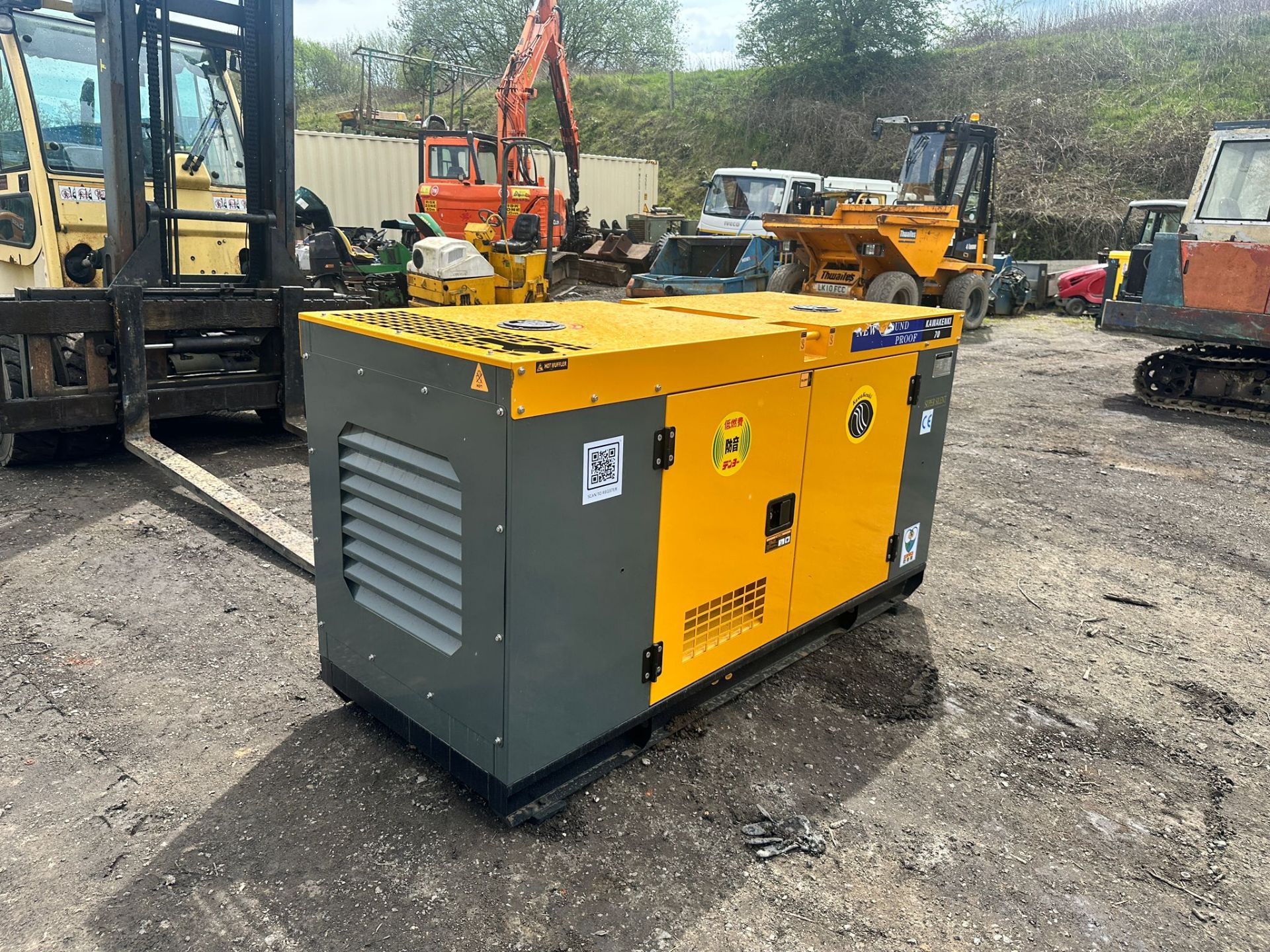 NEW/UNUSED KAWAKENKI 70KVA DIESEL SOUND PROOF GENERATOR *PLUS VAT* - Bild 4 aus 11