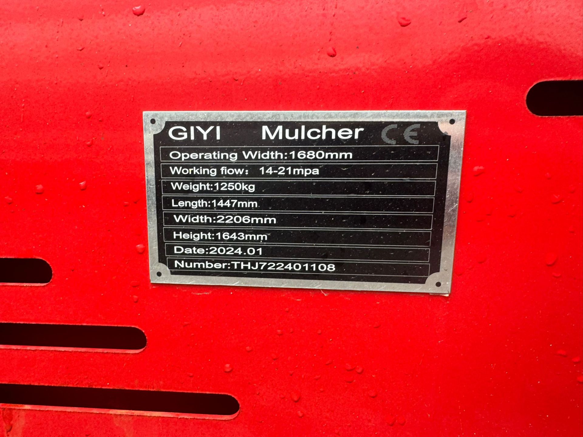 NEW/UNUSED 2024 72î HEAVY DUTY FORESTRY MULCHER *PLUS VAT* - Image 9 of 9