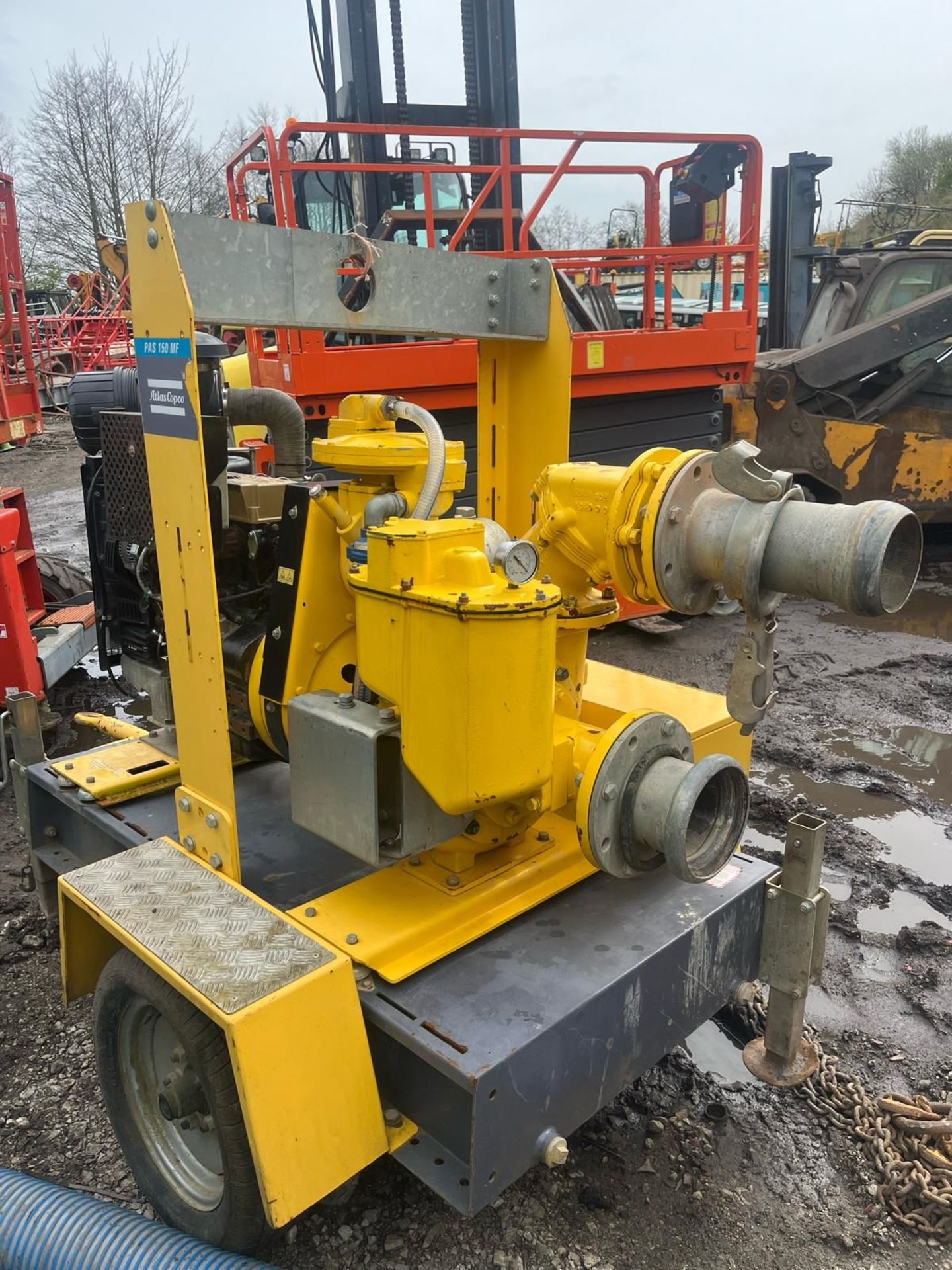 2018 ATLAS COPCO PAS-150-MF-250 DIESEL TOWBEHIND WATER PUMP *PLUS VAT* - Image 3 of 4