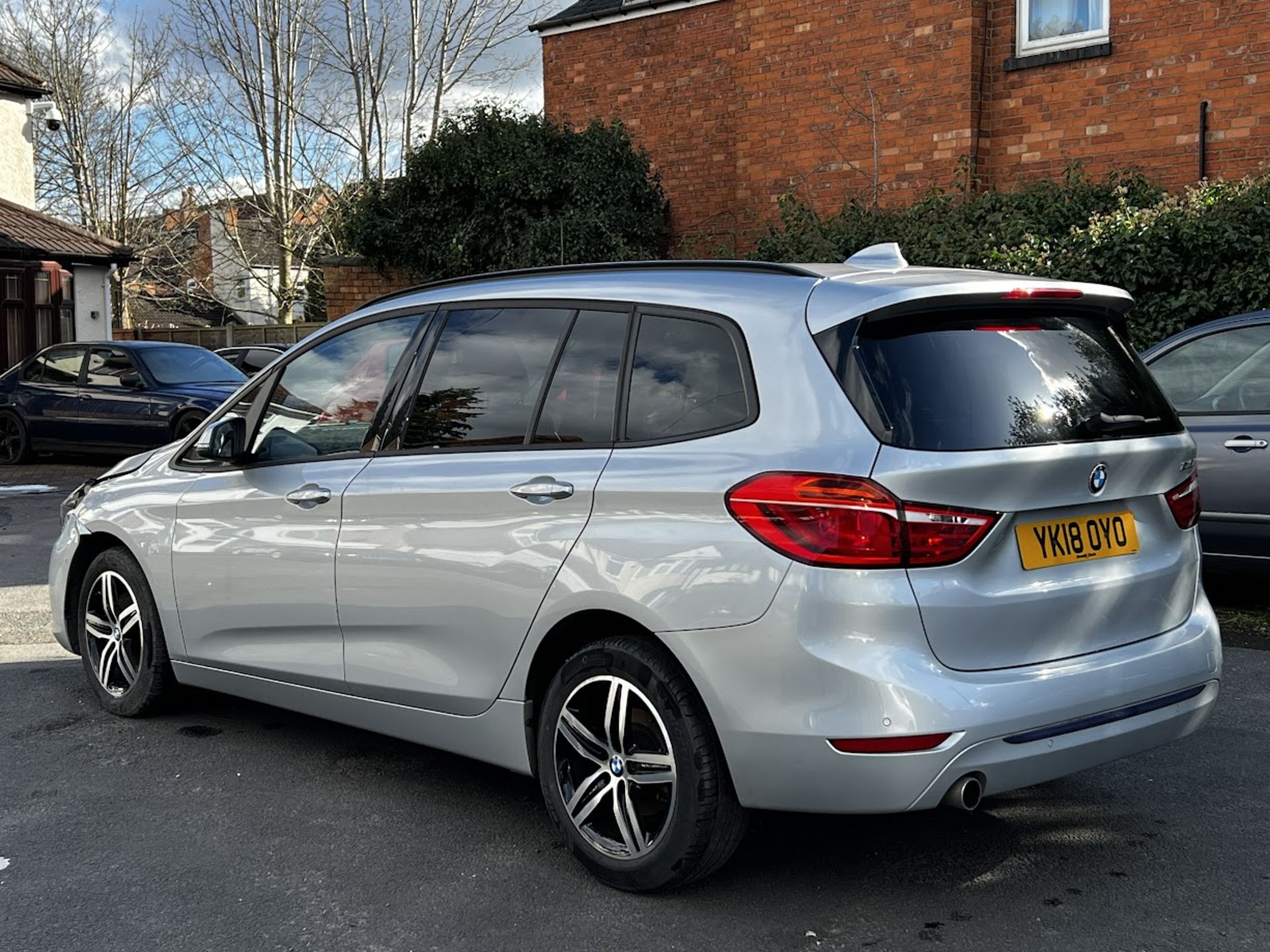 2018/18 BMW 218D SPORT GRAN TOURER CAT N LIGHT DAMAGED SALVAGE (INSURANCE VALUED £17,900) *NO VAT* - Image 3 of 9