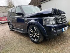 2014 LAND ROVER DISCOVERY XS SDV6 AUTO CAR DERIVED VAN - NON RUNNER PROJECT WITH PARTS *PLUS VAT*