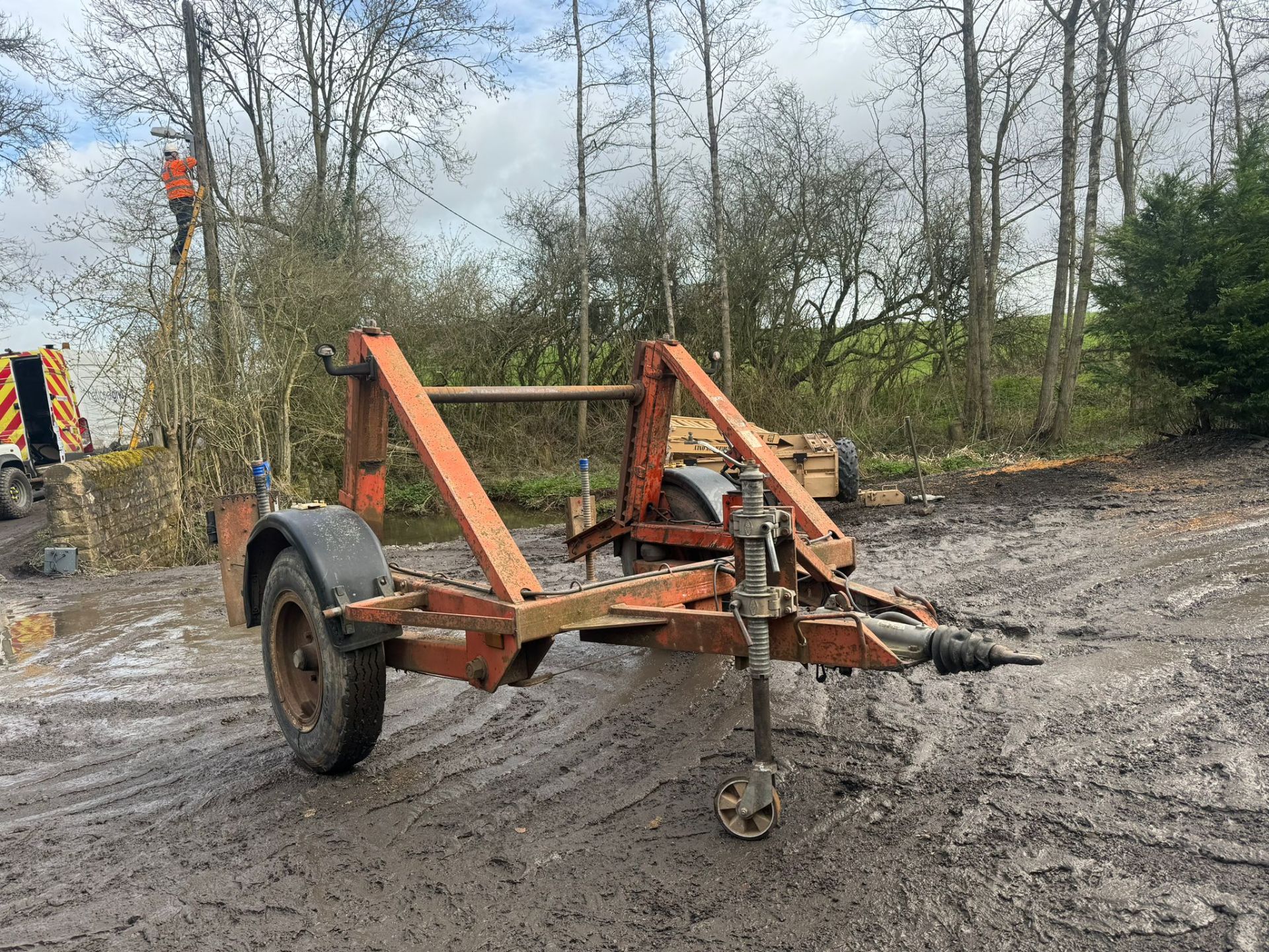 SEB PIPE TRAILER CABLE TRAILER *PLUS VAT* - Image 11 of 12