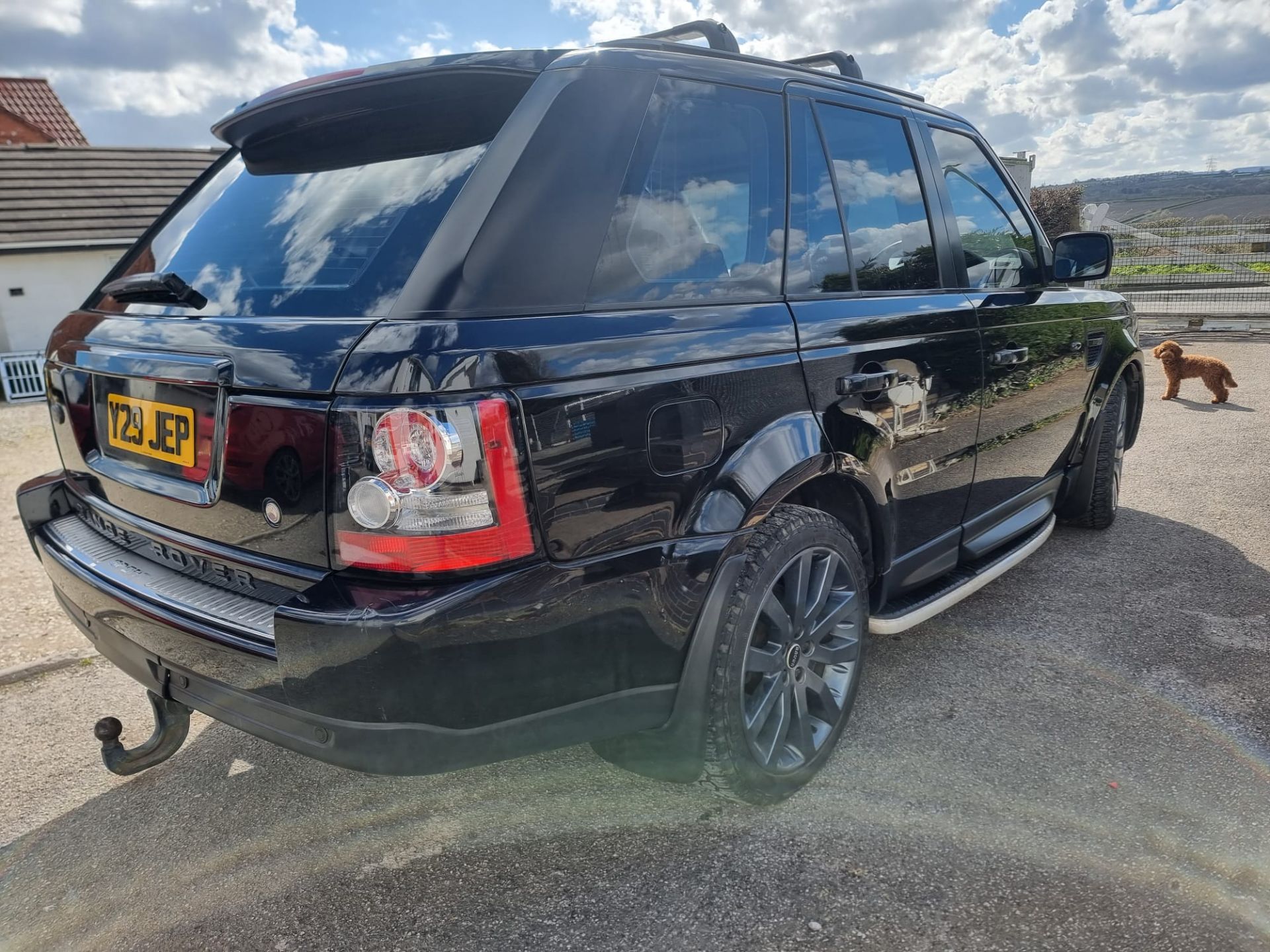 2006 LAND ROVER RANGE ROVER SPT TDV6 HSE A BLACK SUV ESTATE *NO VAT* - Image 10 of 11