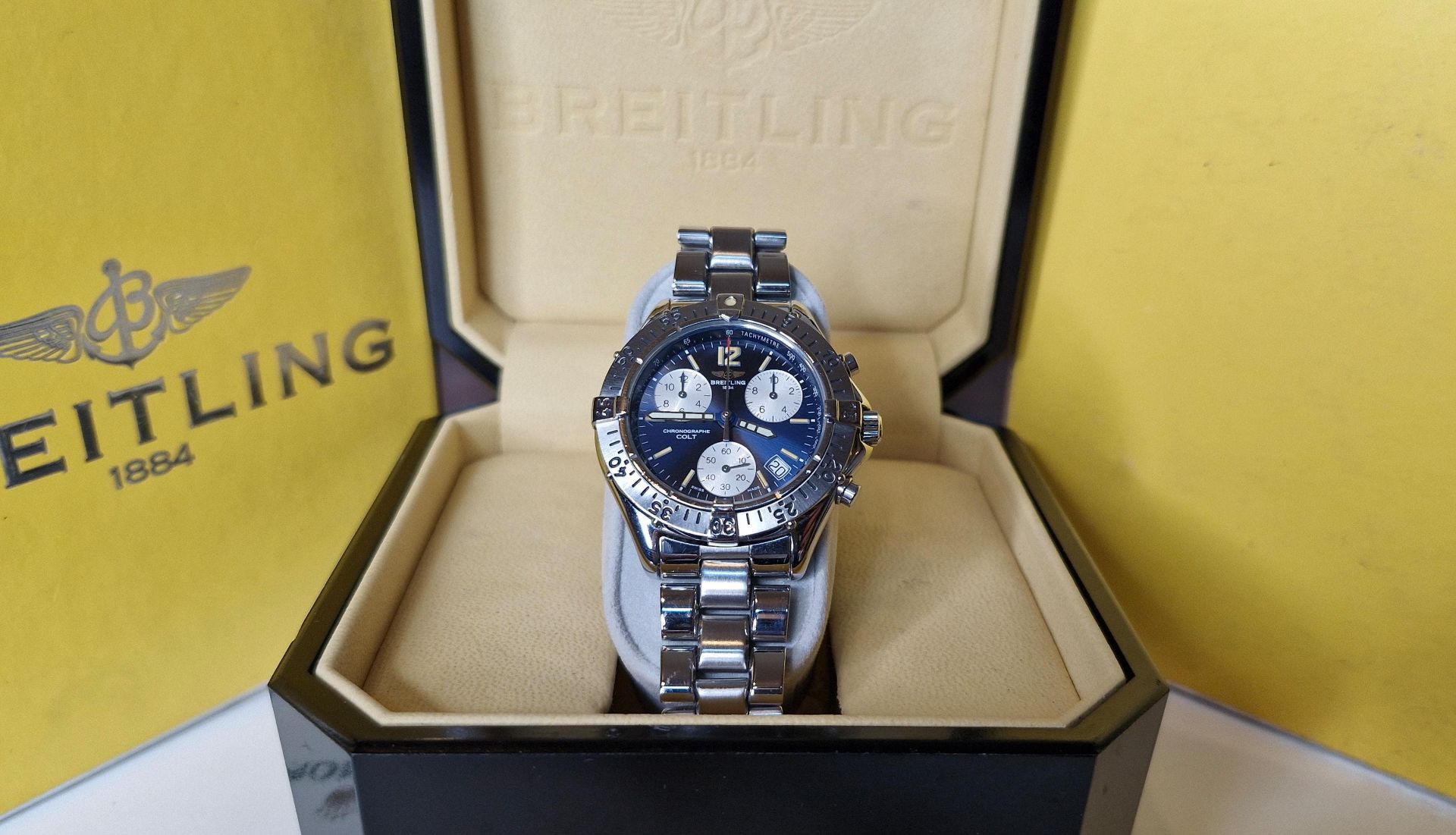 BREITLING CHRONOGRAPH MENS SWISS WATCH NO VAT