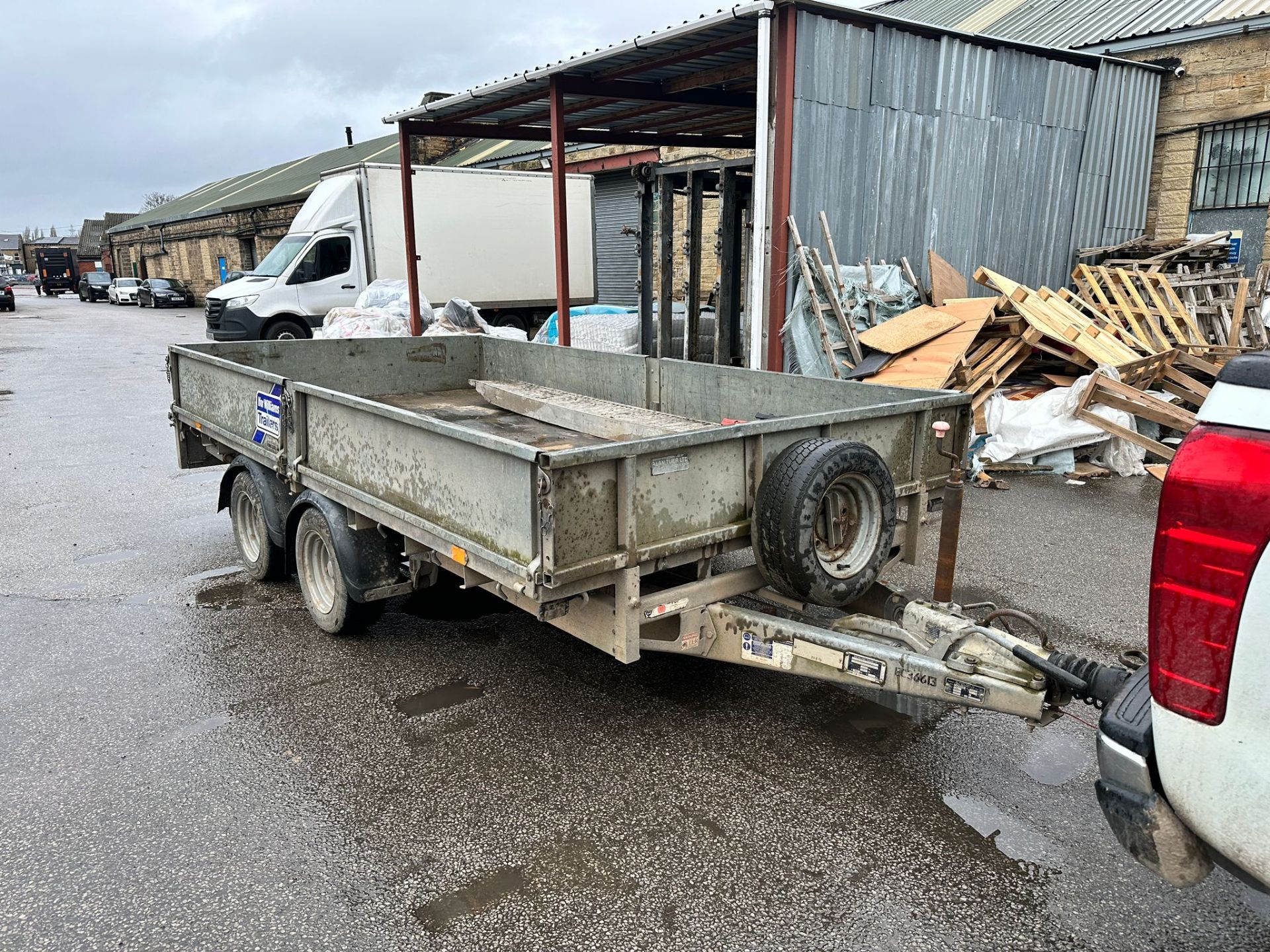 2014 IFOR WILLIAMS LM126G 3.5 TON TWIN AXLE FLATBED TRAILER *PLUS VAT* - Image 2 of 10