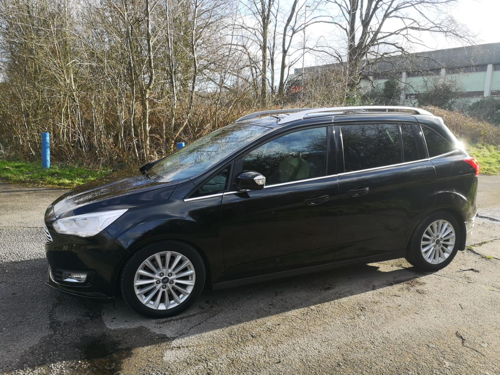 2017 FORD GRAND C-MAX TITANIUM TDCI AUTO BLACK 7 SEATER MPV *NO VAT* - Bild 3 aus 14