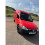 2010/10 REG VAUXHALL COMBO 1700 CDTI 1.2 DIESEL RED PANEL VAN, SHOWING 1 FORMER KEEPER *NO VAT*