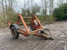 SEB PIPE TRAILER CABLE TRAILER *PLUS VAT*