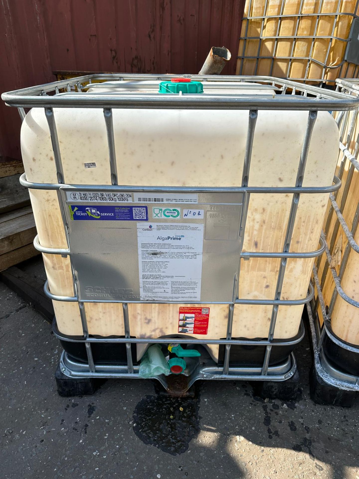 1x 1 X GRADE B IBC - MORE AVAILABLE, YOU ARE ONLY BIDDING FOR ONE, ENQUIRE IF YOU WOULD LIKE MORE