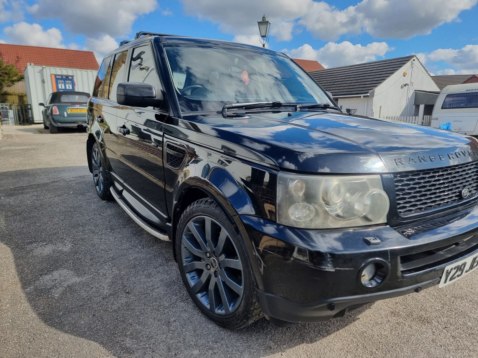 2006 LAND ROVER RANGE ROVER SPT TDV6 HSE A BLACK SUV ESTATE *NO VAT* - Image 2 of 11